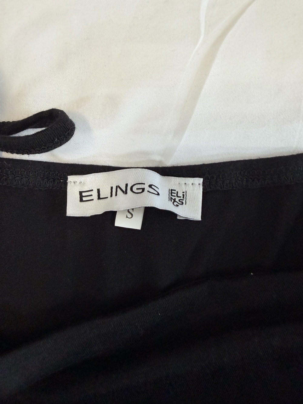 NWOT Elings-  One-Shoulder Black Jumpsuit with Tie Waist - Picture 6 of 16